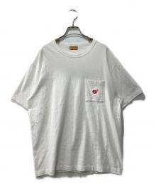 HUMAN MADE（ヒューマンメイド）の古着「ロゴtシャツ」｜ホワイト