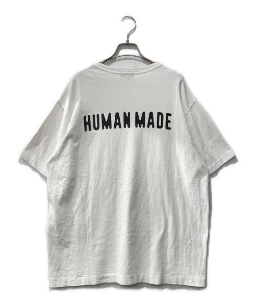 HUMAN MADE（ヒューマンメイド）HUMAN MADE (ヒューマンメイド) ロゴtシャツ ホワイト サイズ:XLの古着・服飾アイテム