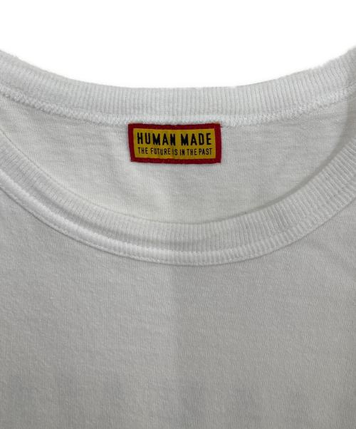 HUMAN MADE（ヒューマンメイド）HUMAN MADE (ヒューマンメイド) ロゴtシャツ ホワイト サイズ:XLの古着・服飾アイテム