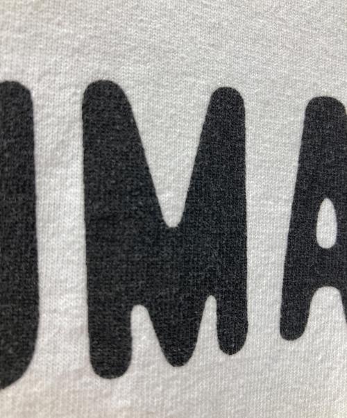 HUMAN MADE（ヒューマンメイド）HUMAN MADE (ヒューマンメイド) ロゴtシャツ ホワイト サイズ:XLの古着・服飾アイテム