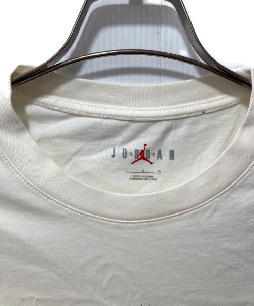 NIKE（ナイキ）NIKE (ナイキ) FRAGMENT DESIGN (フラグメントデザイン) UNION (ユニオン) ロゴtシャツ ベージュ サイズ:Ｌ 未使用品の古着・服飾アイテム