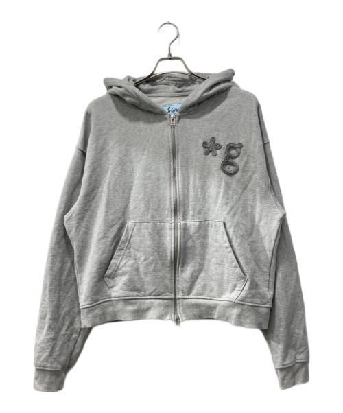 grunden（グルンデン）grunden (グルンデン) フードジップアップ/ダブルジップ グレー サイズ:２の古着・服飾アイテム