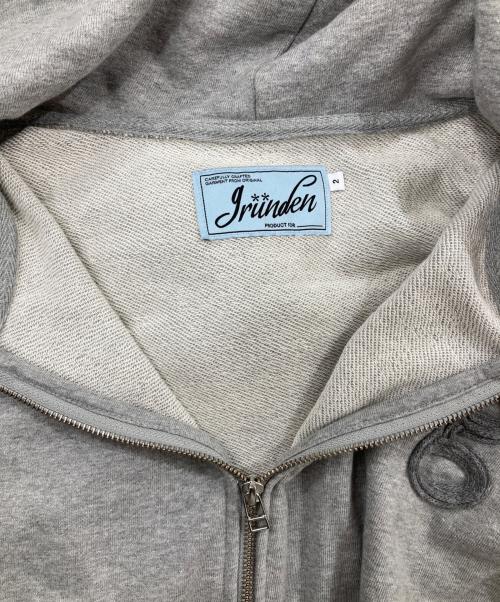grunden（グルンデン）grunden (グルンデン) フードジップアップ/ダブルジップ グレー サイズ:２の古着・服飾アイテム