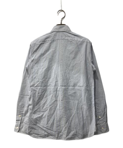 RRL（ダブルアールエル）RRL (ダブルアールエル) ストライプシャツ ブルー サイズ:1の古着・服飾アイテム