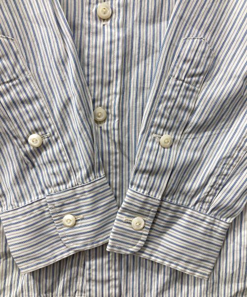 RRL（ダブルアールエル）RRL (ダブルアールエル) ストライプシャツ ブルー サイズ:1の古着・服飾アイテム