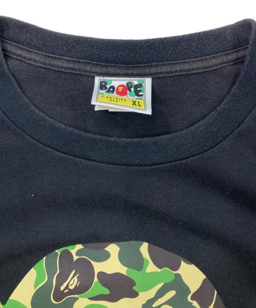 A BATHING APE（アベイシングエイプ）A BATHING APE (アベイシングエイプ) プリントTシャツ ブラック サイズ:XLの古着・服飾アイテム