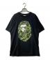 A BATHING APE（アベイシングエイプ）の古着「プリントTシャツ」｜ブラック