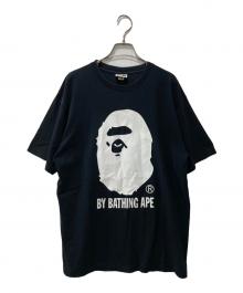 A BATHING APE（アベイシングエイプ）の古着「プリントTシャツ」｜ブラック