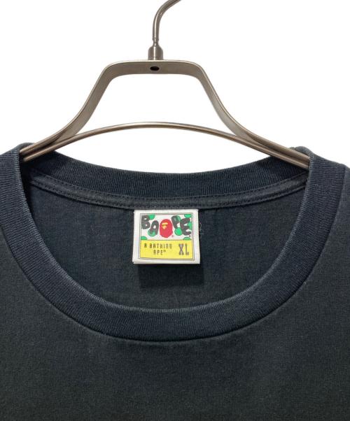 A BATHING APE（アベイシングエイプ）A BATHING APE (アベイシングエイプ) BABY MiLO (ベビーマイロ) プリントTシャツ ブラック サイズ:XLの古着・服飾アイテム