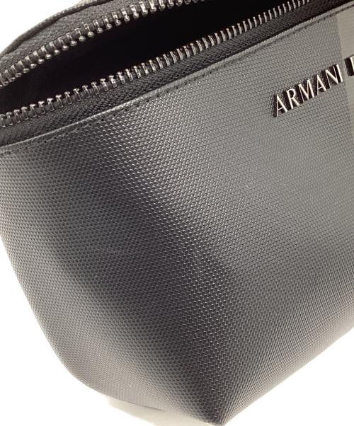 ARMANI EXCHANGE（アルマーニ エクスチェンジ）ARMANI EXCHANGE (アルマーニ エクスチェンジ) ウエストバッグ ブラックの古着・服飾アイテム