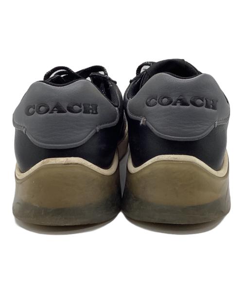 coche et coche（コチュエコシュ）coche et coche (コチュエコシュ) ローカットスニーカー ブラック サイズ:US7Dの古着・服飾アイテム