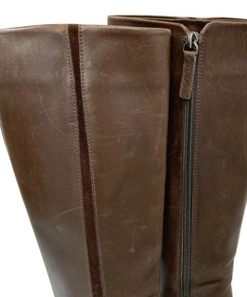 TOD'S（トッズ）TOD'S (トッズ) ロングブーツ ブラウン サイズ:37の古着・服飾アイテム
