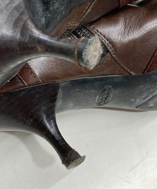 TOD'S（トッズ）TOD'S (トッズ) ロングブーツ ブラウン サイズ:37の古着・服飾アイテム