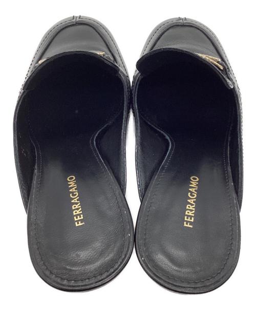 Ferragamo（フェラガモ）Ferragamo (フェラガモ) ミュール/ELODYE/エロディ ブラック サイズ:6の古着・服飾アイテム