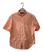 RALPH LAURENラルフローレン）の古着「ストライプシャツ」｜オレンジ