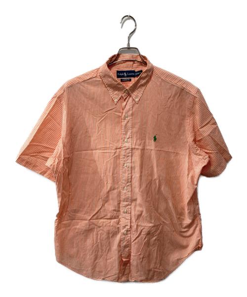 RALPH LAUREN（ラルフローレン）RALPH LAUREN (ラルフローレン) ストライプシャツ オレンジ サイズ:XLの古着・服飾アイテム