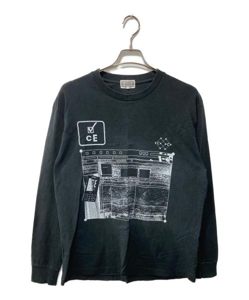 C.E（シーイー）C.E (シーイー) ロングスリーブカットソー ブラック サイズ:Lの古着・服飾アイテム