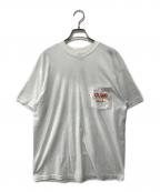CAMELキャメル）の古着「90’sプリントポケットTシャツ」｜ホワイト