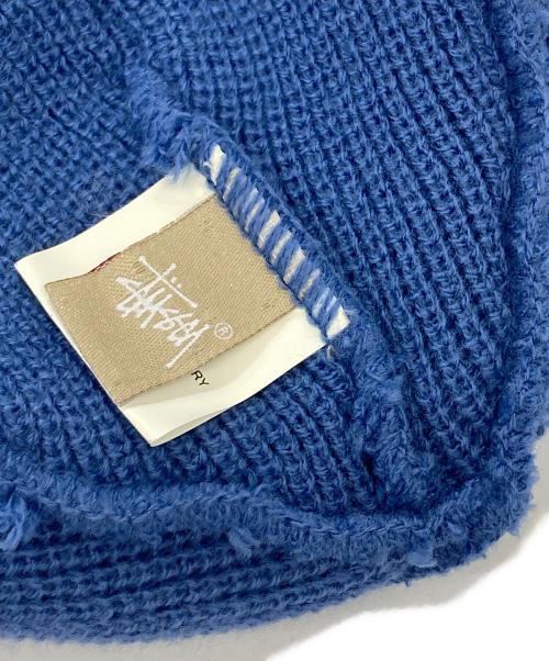 stussy（ステューシー）stussy (ステューシー) ニット帽 ブルーの古着・服飾アイテム