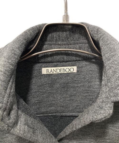 RANDEBOO（ランデブー）RANDEBOO (ランデブー) レーヨン混オーバーサイズシャツジャケット グレー サイズ:Fの古着・服飾アイテム