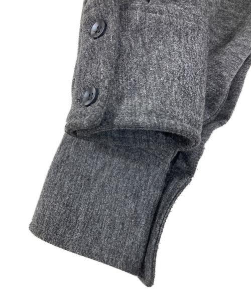 RANDEBOO（ランデブー）RANDEBOO (ランデブー) レーヨン混オーバーサイズシャツジャケット グレー サイズ:Fの古着・服飾アイテム