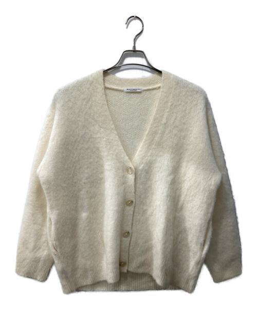 BEAUTY&YOUTH UNITED ARROWS（ビューティーアンドユースユナイテッドアローズ）BEAUTY&YOUTH UNITED ARROWS (ビューティーアンドユースユナイテッドアローズ) シャギーニットカーディガン アイボリー サイズ:表記なしの古着・服飾アイテム