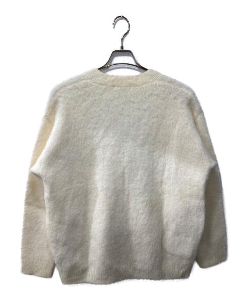 BEAUTY&YOUTH UNITED ARROWS（ビューティーアンドユースユナイテッドアローズ）BEAUTY&YOUTH UNITED ARROWS (ビューティーアンドユースユナイテッドアローズ) シャギーニットカーディガン アイボリー サイズ:表記なしの古着・服飾アイテム