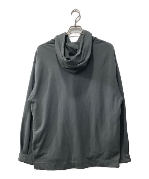 UNITED ARROWS & SONS（ユナイテッドアローズ アンド サンズ）UNITED ARROWS & SONS (ユナイテッドアローズ アンド サンズ) トリコットフーディー グレー サイズ:Lの古着・服飾アイテム