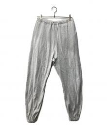 H BEAUTY&YOUTH（エイチ ビューティー&ユース）の古着「スウェットパンツ/HEAVY SWEAT EASY PANTS」｜グレー