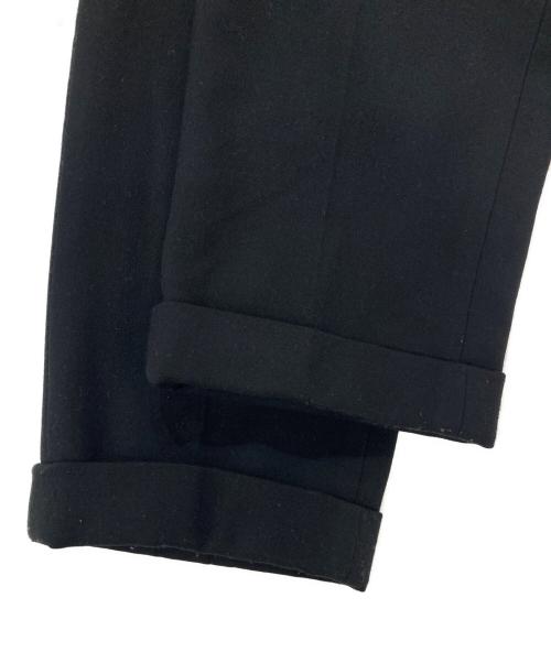 N.HOOLYWOOD（エヌ ハリウッド）N.HOOLYWOOD (エヌ ハリウッド) スラックス/ANKLE CUT SLACKS ブラック サイズ:40の古着・服飾アイテム