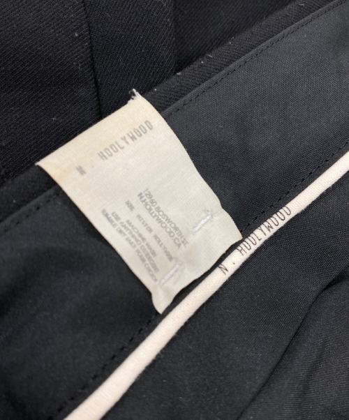N.HOOLYWOOD（エヌ ハリウッド）N.HOOLYWOOD (エヌ ハリウッド) スラックス/ANKLE CUT SLACKS ブラック サイズ:40の古着・服飾アイテム
