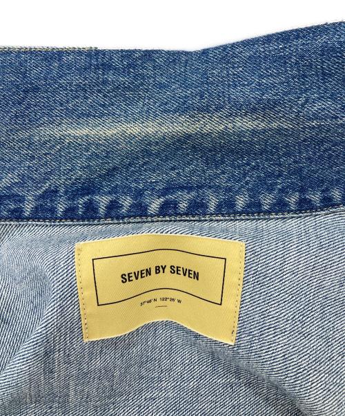 seven by seven（セブンバイセブン）seven by seven (セブンバイセブン) デニムジャケット/ 1ST TYPE DENIM JACKET インディゴ サイズ:Lの古着・服飾アイテム