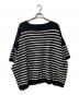 FACETASM (ファセッタズム) ニット ホワイト×ブラック サイズ:L：4000円