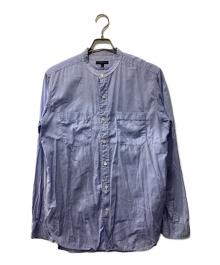 Engineered Garments（エンジニアド ガーメンツ）の古着「バンドカラーシャツ」｜ブルー