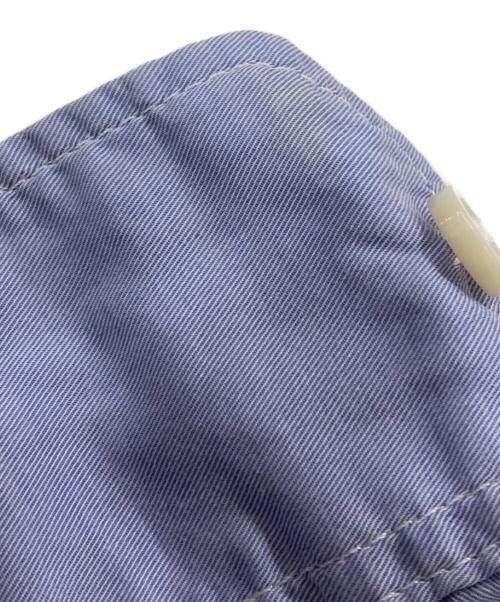 Engineered Garments（エンジニアド ガーメンツ）Engineered Garments (エンジニアド ガーメンツ) バンドカラーシャツ ブルー サイズ:Lの古着・服飾アイテム