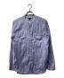Engineered Garments（エンジニアド ガーメンツ）の古着「バンドカラーシャツ」｜ブルー