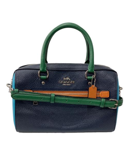 COACH（コーチ）COACH (コーチ) 2WAYショルダーバッグ ネイビーの古着・服飾アイテム