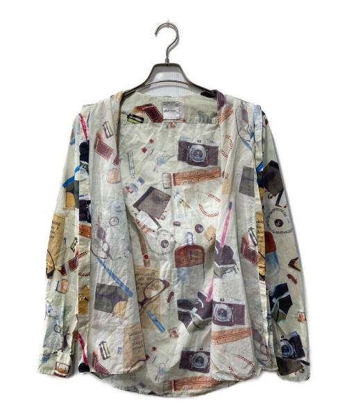 PAUL SMITH（ポールスミス）PAUL SMITH (ポールスミス) 総柄シャツ グリーン サイズ:Lの古着・服飾アイテム