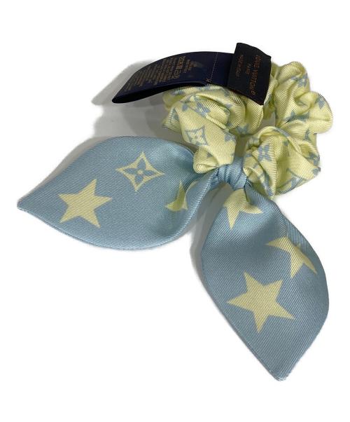 LOUIS VUITTON（ルイ ヴィトン）LOUIS VUITTON (ルイ ヴィトン) モノグラムスターシュシュ イエロー×ブルーの古着・服飾アイテム