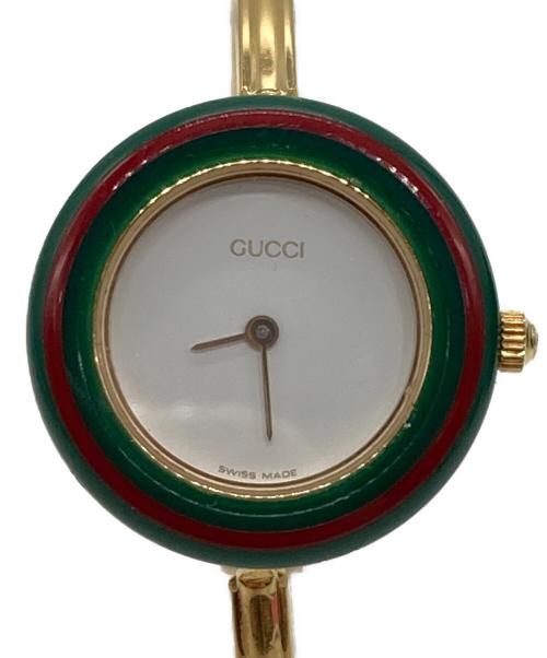 GUCCI（グッチ）GUCCI (グッチ) チェンジベゼル バングルウォッチ /リストウォッチの古着・服飾アイテム