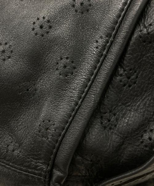 SEE BY CHLOE（シーバイクロエ）SEE BY CHLOE (シーバイクロエ) 巾着型レザートートバッグ ブラックの古着・服飾アイテム