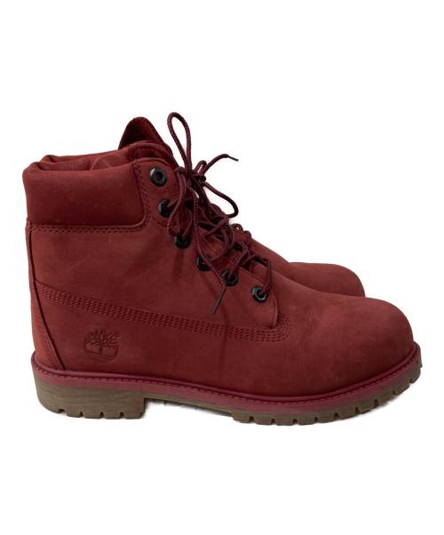 Timberland（ティンバーランド）Timberland (ティンバーランド) 6インチ プレミアム ウォータープルーフ ブーツ レッド サイズ:23.5の古着・服飾アイテム