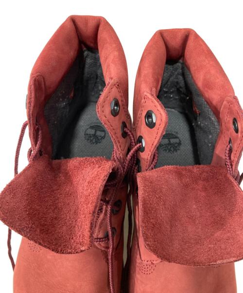 Timberland（ティンバーランド）Timberland (ティンバーランド) 6インチ プレミアム ウォータープルーフ ブーツ レッド サイズ:23.5の古着・服飾アイテム