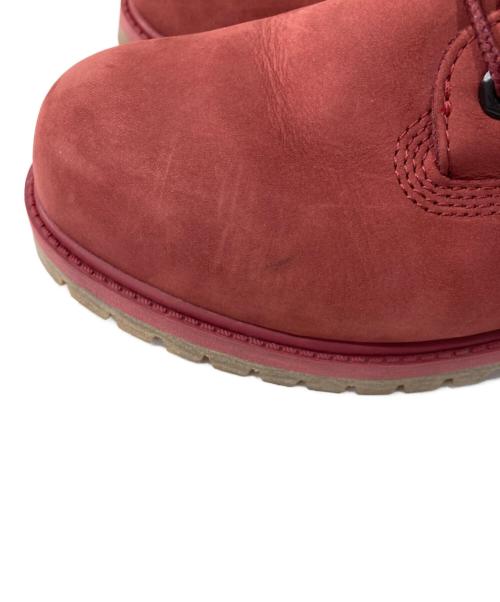 Timberland（ティンバーランド）Timberland (ティンバーランド) 6インチ プレミアム ウォータープルーフ ブーツ レッド サイズ:23.5の古着・服飾アイテム