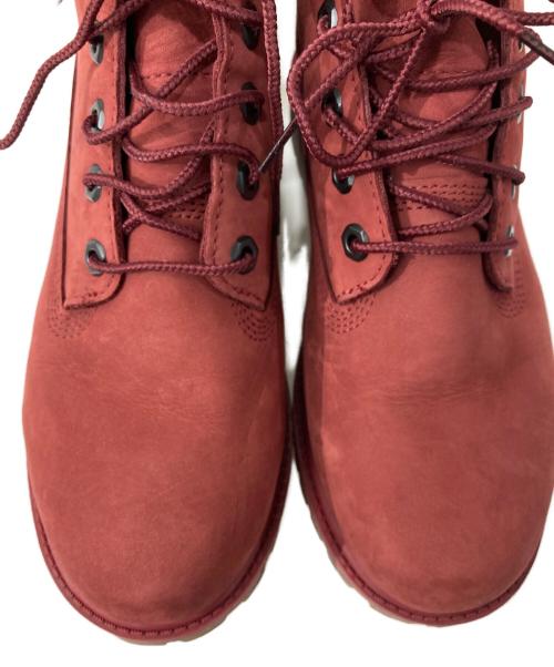 Timberland（ティンバーランド）Timberland (ティンバーランド) 6インチ プレミアム ウォータープルーフ ブーツ レッド サイズ:23.5の古着・服飾アイテム