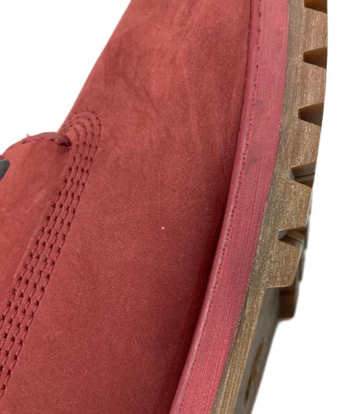 Timberland（ティンバーランド）Timberland (ティンバーランド) 6インチ プレミアム ウォータープルーフ ブーツ レッド サイズ:23.5の古着・服飾アイテム