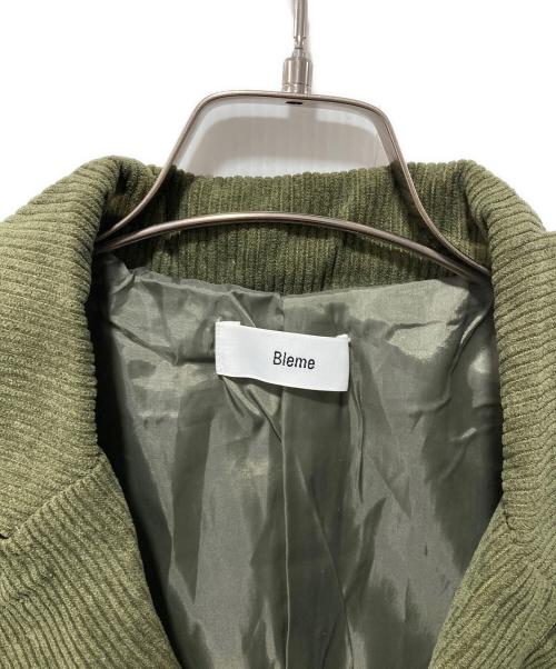 Bleme（ブレム）bleme (ブレム) コーデュロイダブルジャケット カーキ サイズ:Sの古着・服飾アイテム