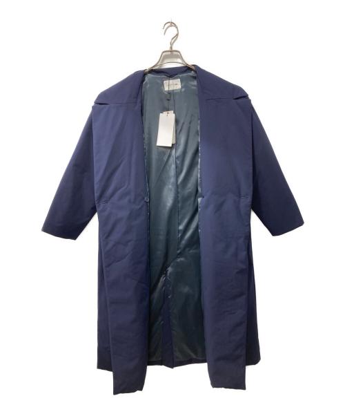 LACOSTE（ラコステ）LACOSTE (ラコステ) パデッドロングチェスターコート ネイビー サイズ:36の古着・服飾アイテム