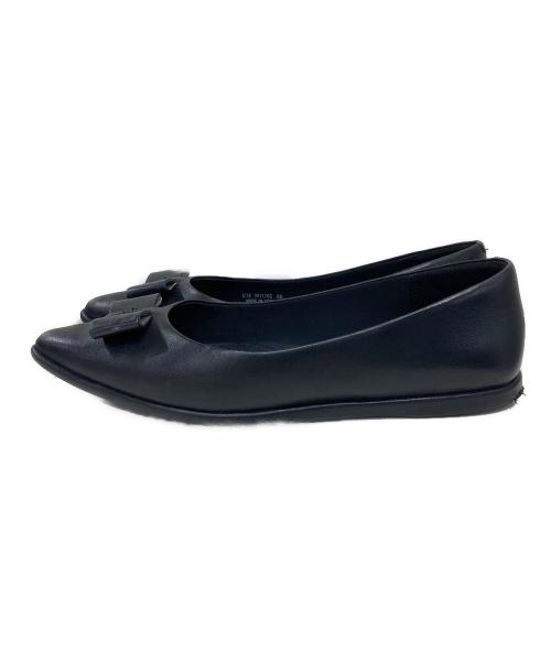 COLE HAAN（コールハーン）COLE HAAN (コールハーン) バレエシューズ/リボンパンプス ブラック サイズ:6Bの古着・服飾アイテム