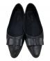 中古・古着 COLE HAAN (コールハーン) バレエシューズ/リボンパンプス ブラック サイズ:6B：5000円